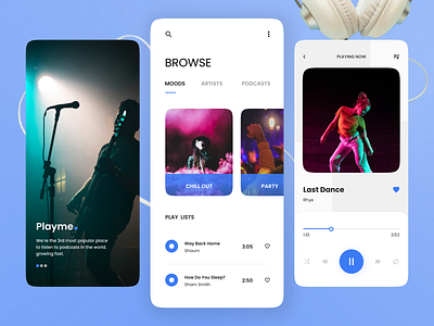 Music Streaming App Design