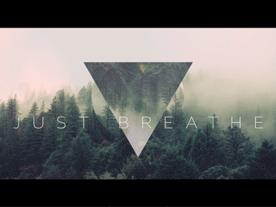 Just Breathe after effects geometry gif light leaks motion