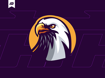 Eagle head mascot animal branding cartoon design graphic design illustration logo mascot mascot logo sports logo vector