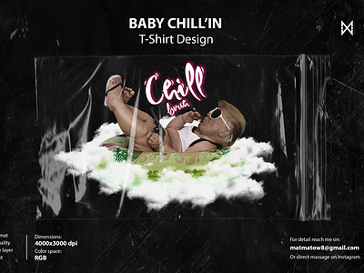 BABY CHILL'IN - DIGITAL ART