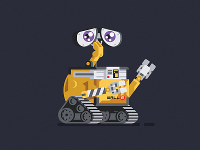 Vector Wall E Designs Themes Templates And Downloadable Graphic Elements On Dribbble