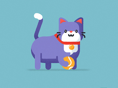 Lil' catto cat catto character cute flat geometric vector