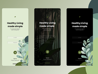 Login Page for Healthy Hygiene graphic design ui