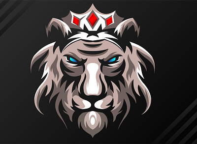 New King Lion Logo design graphic design illustration king lion lion logo logo logo design