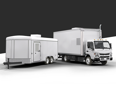 Rigs Built Right - Final 3d Renders 3d foam lighting materials polylevel render rig trailer truck