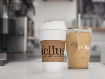 Felius Cat Cafe Counter & Branding 3d animation architecture cafe cats coffee non profit