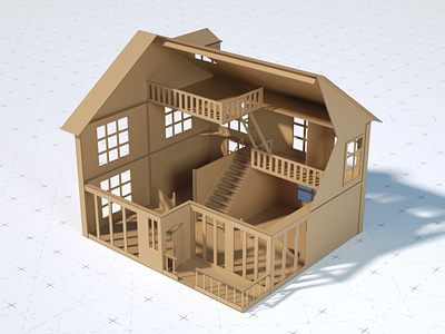 Corrugated material model