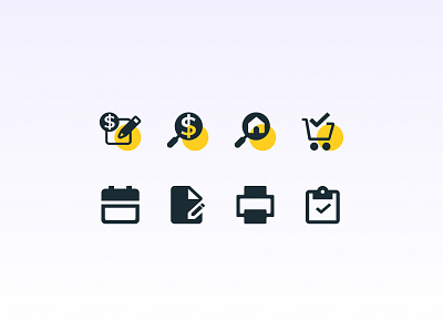 Proptech Icons .sketch australia icons illustration interactive product design property proptech real estate startup sydney ui website