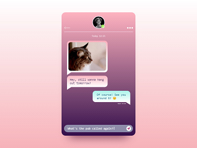 Daily UI #013 - Direct Messaging