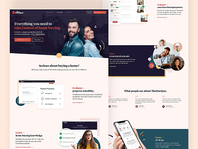 TheOneSpot Homepage .sketch clean coming soon doodles home homepage illustration interactive landing page minimalistic product design property real estate startup testimonials ui ux value props web design