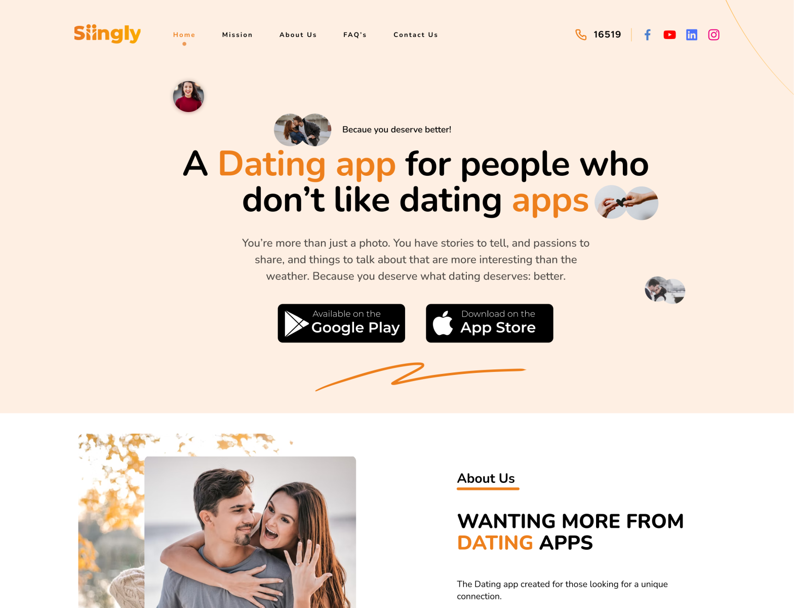 Dating Website UI Design by Mian Bilal on Dribbble