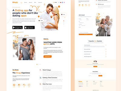 Siingly - A Dating App Landing Page Concept