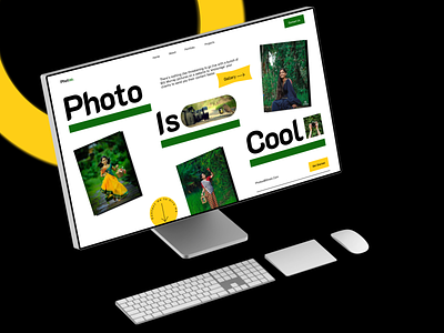 Photoo - Personal Photography Landing Page Concept branding design figma graphic design landing page landing page inspiration landingpage photography landing page photography landingpage ui ux