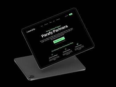 Parafy - Affiliate Landing Page Design