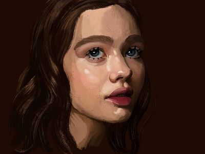 Girl Portrait artwork digital art digital painting graphic design illustration photoshop portrait