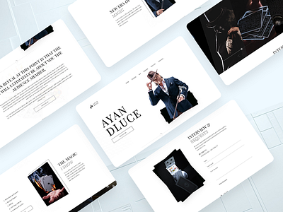 Personal Website for Magician