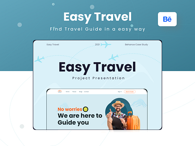 Easy Travel- Find Travel Guide ux website