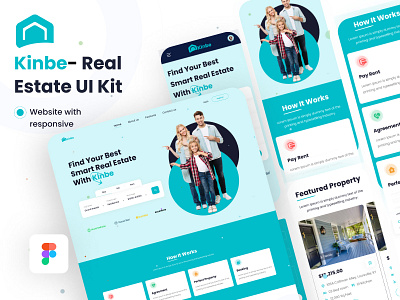 Kinbe- Real Estate Project website UI Kit