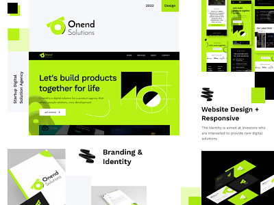 Onend- Startup Agency Brand Identity & Website Design
