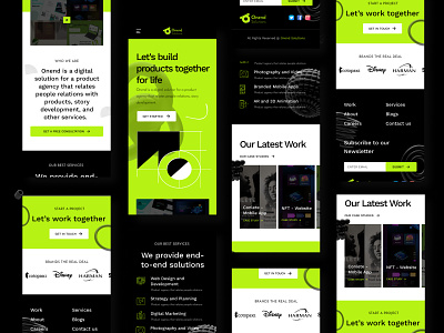 Startup Agency Website Design Responsive branding clean design homepage illustration landing page logo mobile responsive responsive design startup design typography ui ux website
