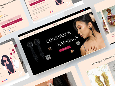 Atrangi- Ecommerce Website Template branding design website earnings ecommerce fashion female homepage logo shop ui uiux website website template