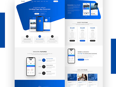 version of HaroX App Landing Page by Sujan Baidya on Dribbble