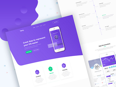 Terry App Landing Page