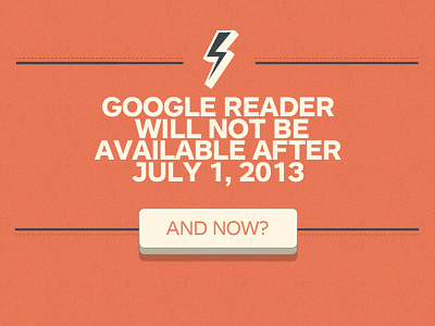 Alternative to Google Reader button design icon