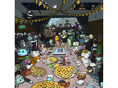 Pizza Party with Frens