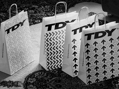 TDY Shopping Bag brand identity branding branding design design graphic design logo logotype packaging shopping bag vector visual identity