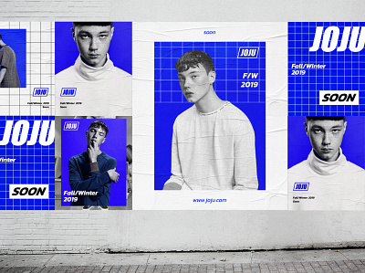 JOJU Poster brand and identity brand identity branding branding concept branding design collateral fashion brand graphic design korean poster design typography visual identity