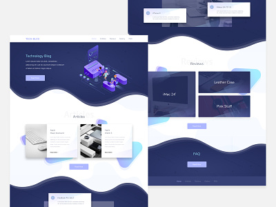 Technology website app design kacper landing page michalik product project typography ui user experience user interface ux visual design website