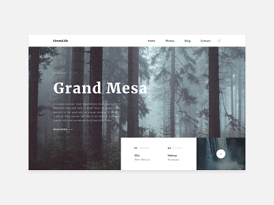 Grand Mesa app design kacper landing page michalik product project typography ui user experience user interface ux visual design website