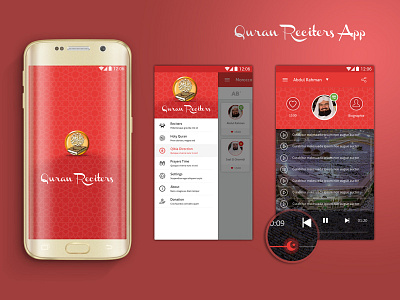 Quran Reciters App android app application ui