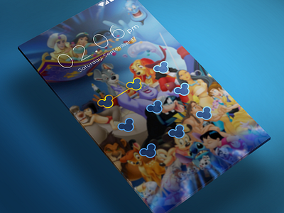 Lock Screen android app application design screen ui