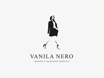 Vanila Nero Logo Design branding business business woman clothes clothing clothing brand design fashion fashion brand fashion illustration fashion logo logo logo design logodesign logodesigner logodesigns logos woman woman illustration woman logo