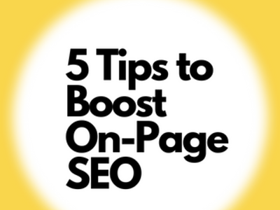 5 Tips to Boost On-Page SEO - Resonate Infotech