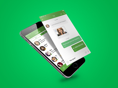 ICQ App Redesign Concept app icq app iphone