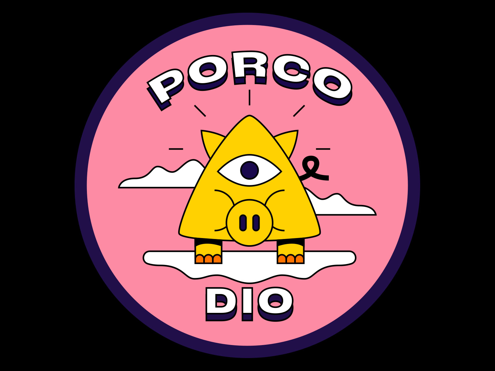 Porco Dio - Italian Sarcasm - Pin