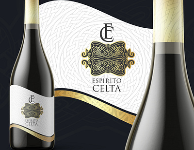 Espirito Celta - Wine Label branding design label label design wine wine label