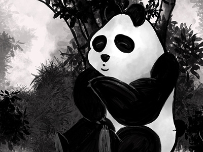 Panda in the Bambu field