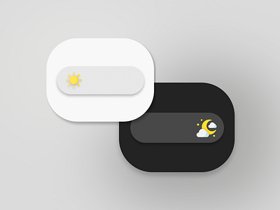 On/off switch Day and Night 015 app blackandwhite dailyui day design figma night off on switch ui ux