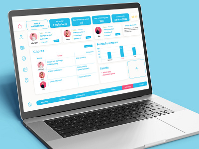 Dashboard of daily tasks and responsibilities