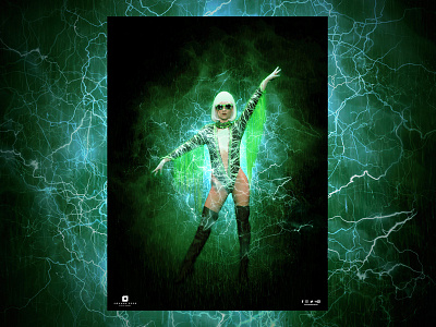 Green Magic art design green magic magical poster sexy showgirls stunning