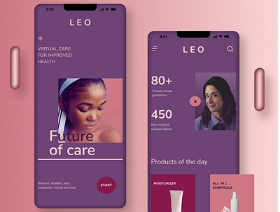 L E O app branding design graphic design ui web website