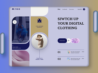 F M H branding design graphic design ui web website