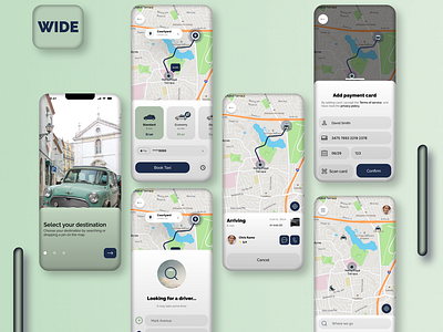 WIDE taxi mobile app