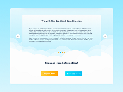 Awards landing page