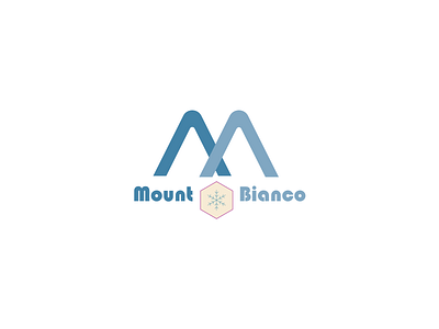 Mount Bianco app branding design graphic design illustration logo typography ui ux vector