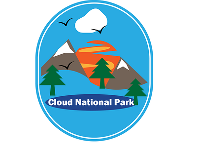 Cloud National Park app branding dailylogo dailylogochallenge design graphic design illustration logo typography ui ux vector